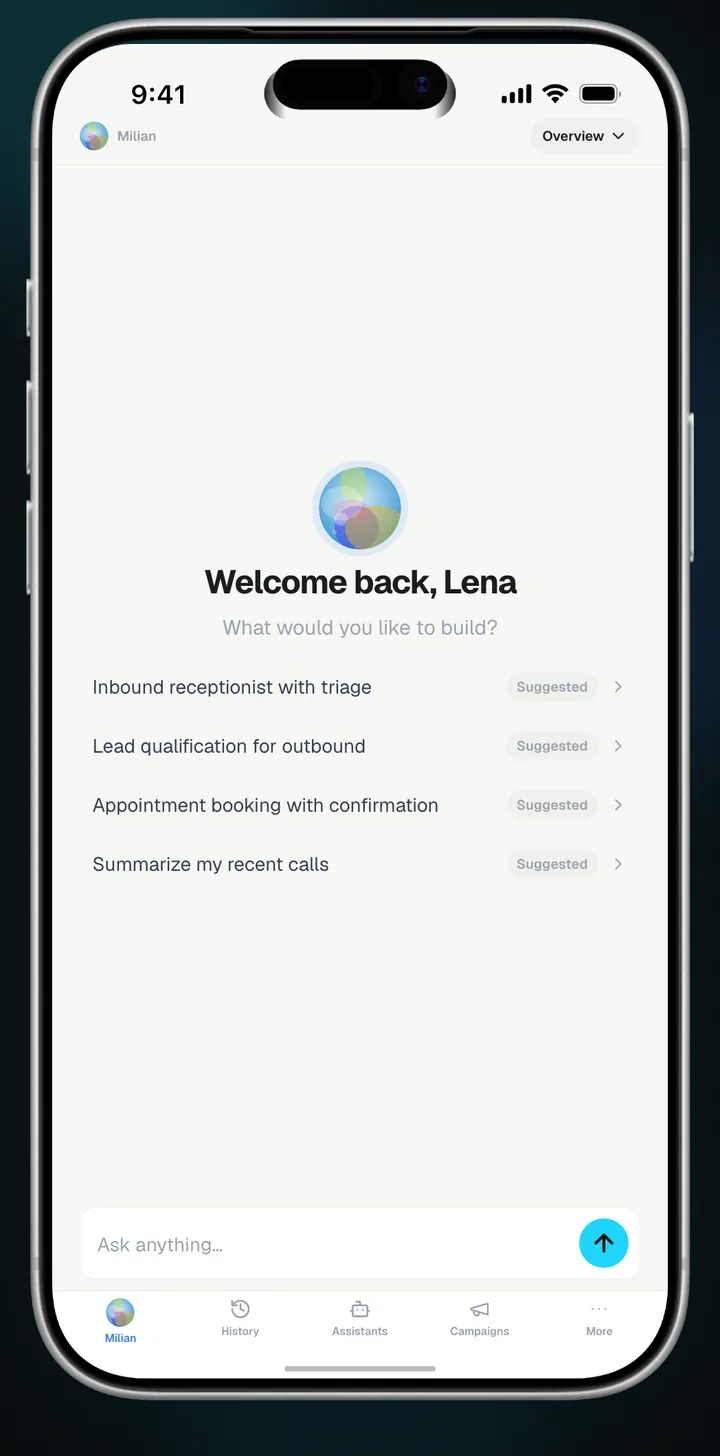 Famulor on iPhone